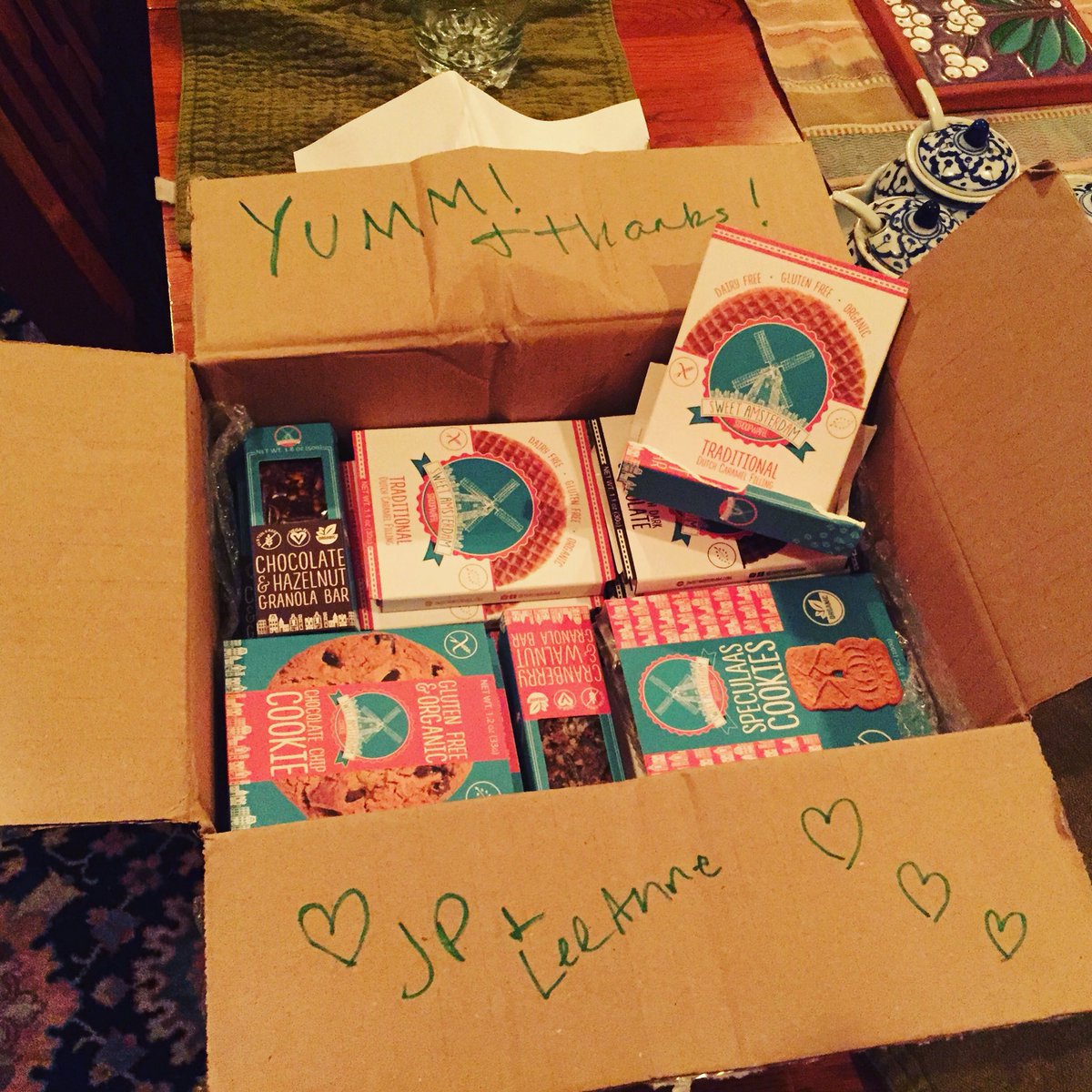 Came home to a surprise from <a href="/Sweet_Amsterdam/">Sweet Amsterdam</a> today. Thank you, loves! So delicious.