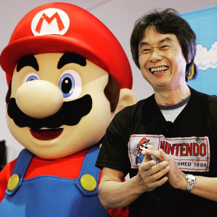 Happy 65th birthday Shigeru Miyamoto!  