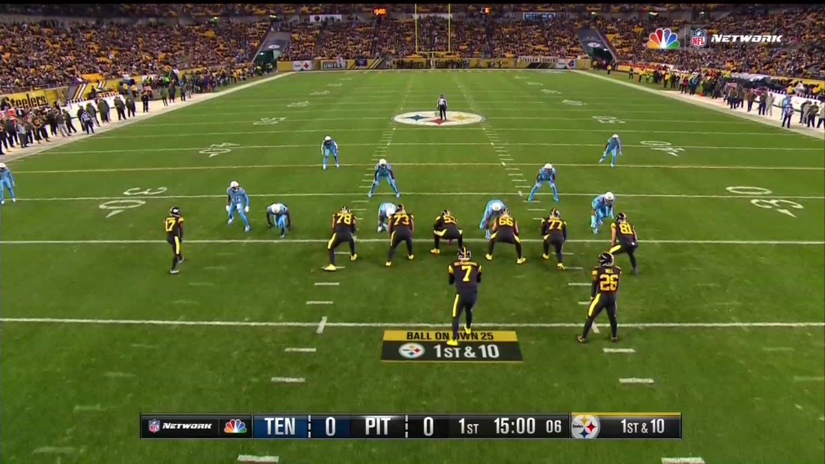 YahooSports's tweet photo. No, you're not watching a Madden game. SkyCam is the primary angle for tonight's #TNF matchup. Yay or nay? #TENvsPIT https://t.co/7IVAags3ee https://t.co/RisPfllC9m