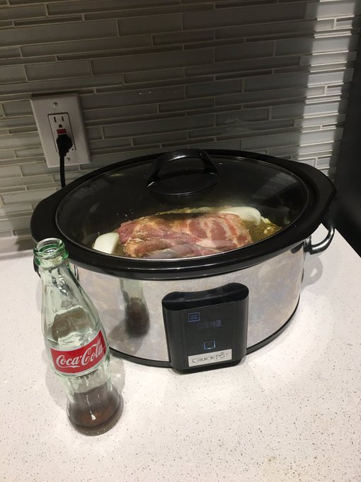 1 pic. I've had my crock pot for probably 3 years and this is the first time I'm using it. Coca Cola