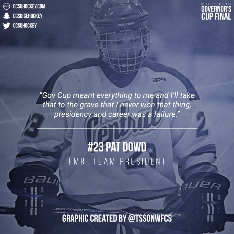 TSSonWFCS's tweet photo. Former @CCSUhockey President @PattyPuck23 on the impact the Cup Had on his life.... #BecauseItsTheGovCup https://t.co/yUlq9GSCZ9