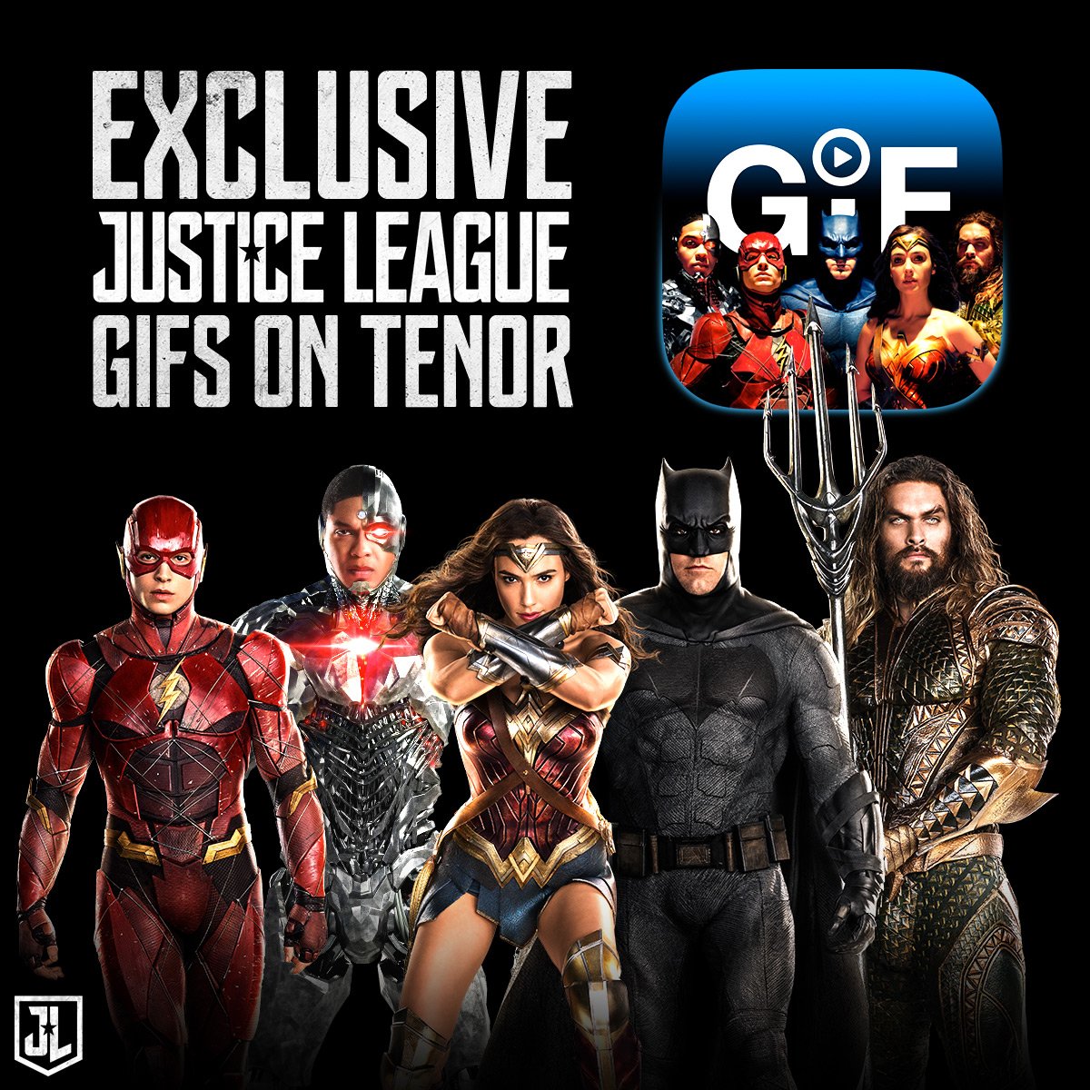 justiceleaguewb's tweet photo. Be the hero of your text chain. Start using #JusticeLeague GIFs on Tenor in the iOS App today: https://t.co/bcssOCIVUh https://t.co/BM75Wehqbm