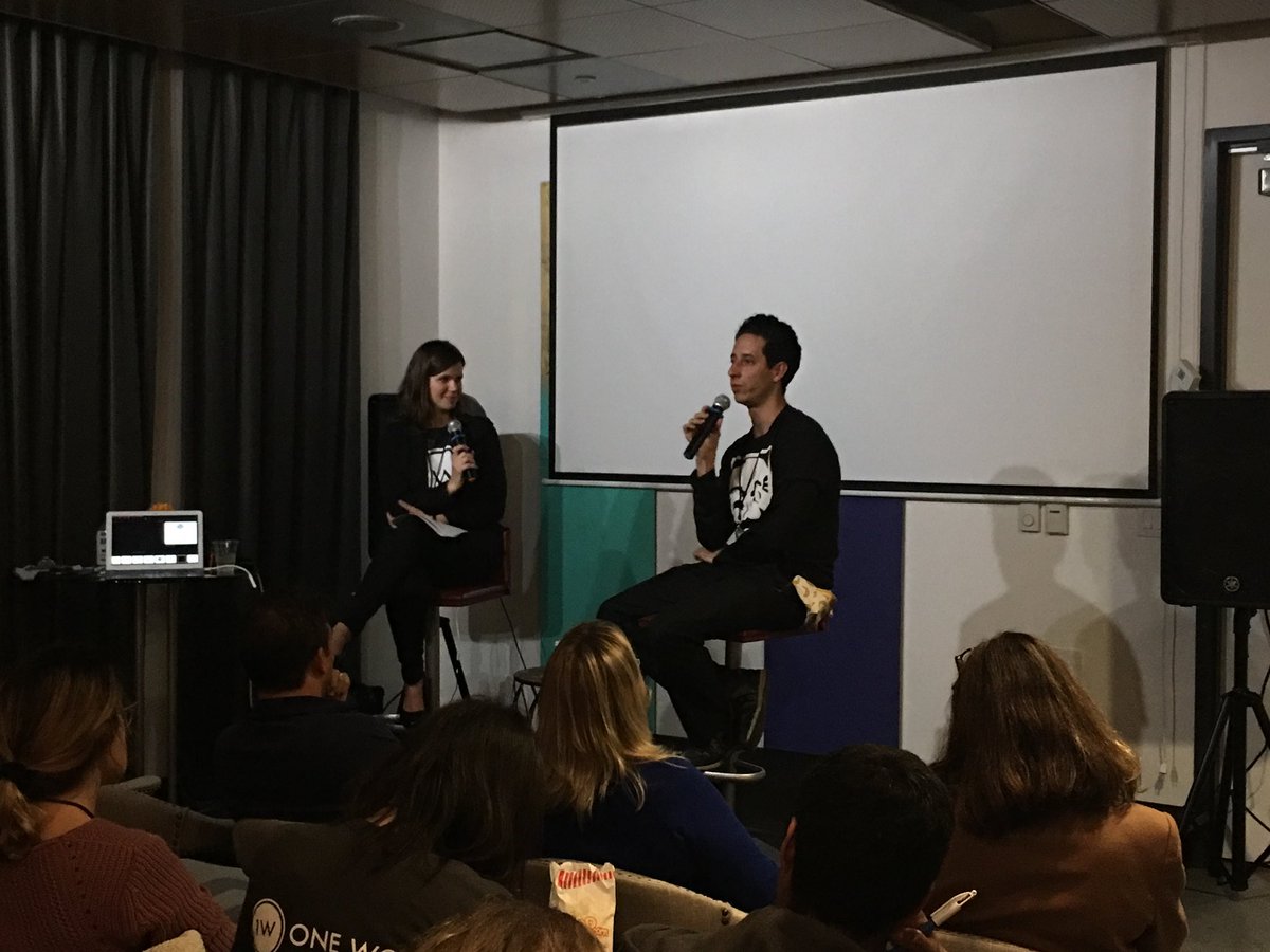 OneWorldTI's tweet photo. After a quick break and great discussions with #social #impact fellows, we are starting our 2nd #RIFF2017 fireside with Ken Fisher from @_TruthBeTold >> Talking about the power of #film to drive positive #change https://t.co/0iJsFvr0wi
