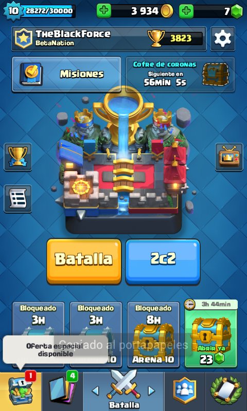 TheBlackForce14's tweet photo. Por Finnnn!!! Arena Legendaria 🙏🏻🙏🏻 . Ahora a Por las 4k 💪🏻😍 @CopaMapache @gaming_huskies https://t.co/k3cb4YSxjp