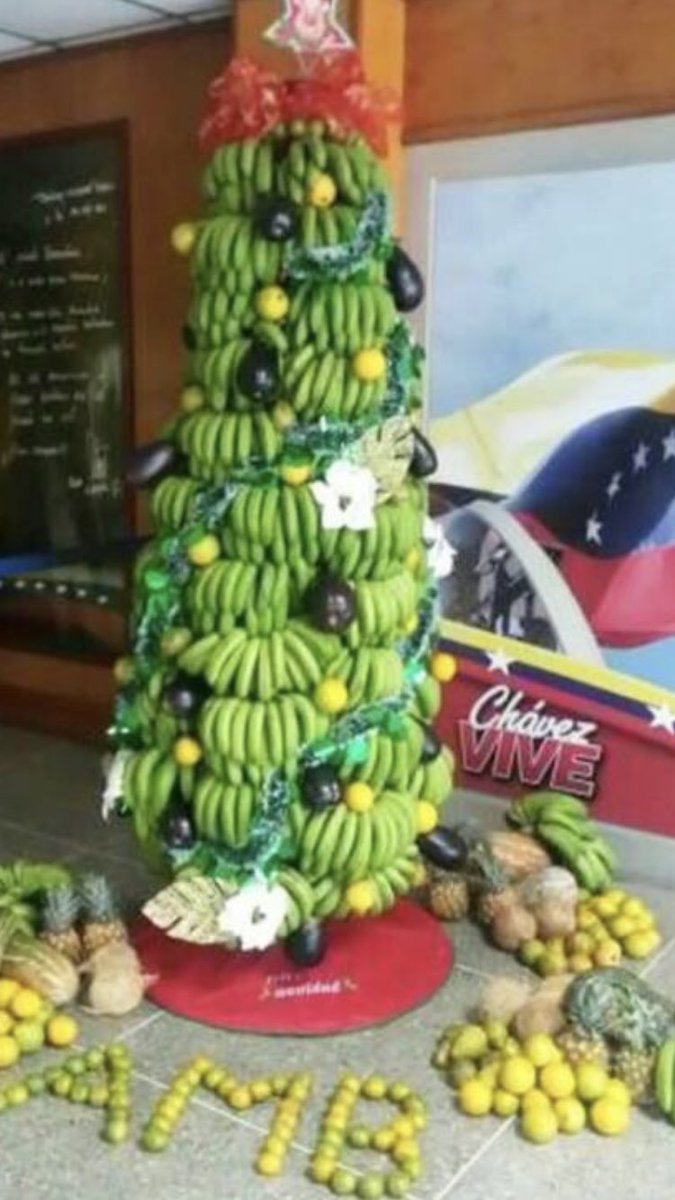 rociosanmiguel's tweet photo. El árbol de navidad este año en la Comandancia General de la Aviación Militar Venezolana. Que significará? https://t.co/7SR0QmqJJP