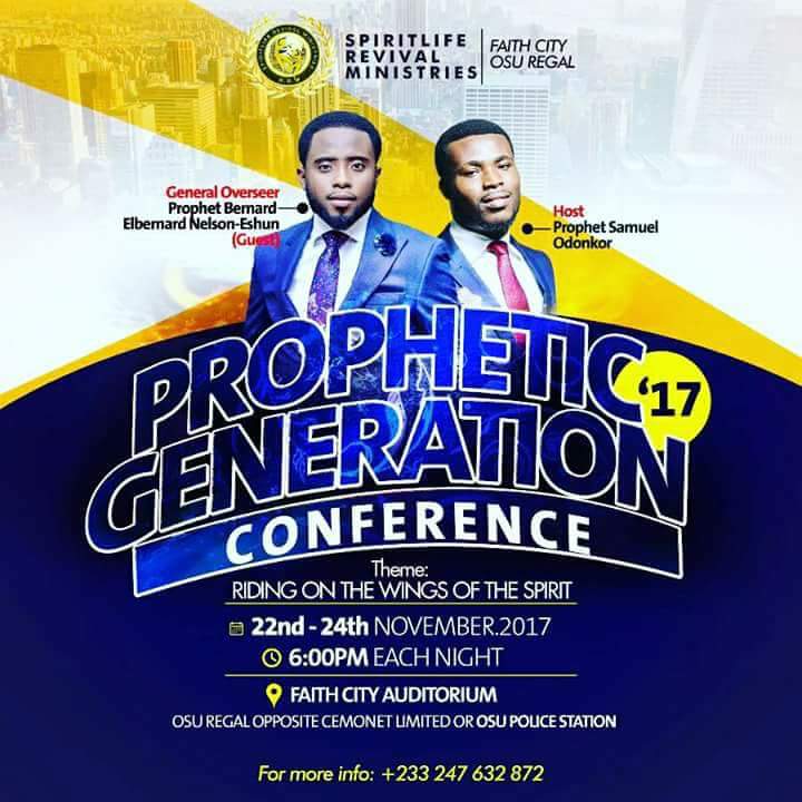 odonkorsamuel50's tweet photo. PROPHETIC GENERATION 2017
DATE: WEDNESDAY 22ND - NOV TO, FRIDAY 24TH NOV 2017
VENUE: OSU REGAL OPPOSITE LAMINEX OR BEHIND GCB BANK
TIME:.6PM EACH NIGHT
CONTACT:+233247632872
#PROPHETICGENERATION
#PROPHETSAMUELODONKOR
#PROPHETBERNARDELBERNARD
#FAITHCITYOSU https://t.co/VSJgX9hTjc