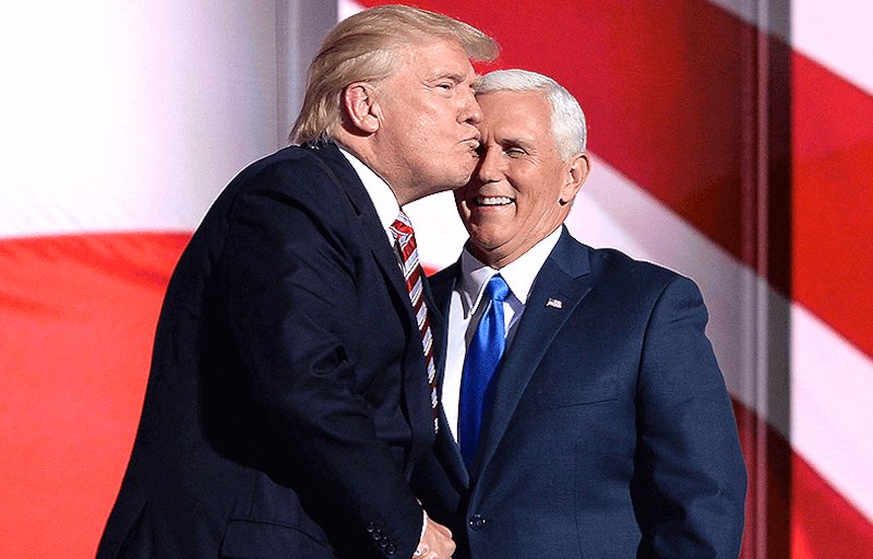 As United States burns in flaming sea of sexual depravity, Deputy Warlord Michael Pence denies himself contact with women.