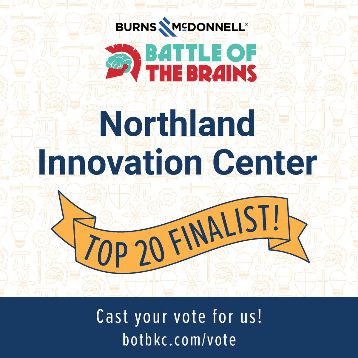 NKC_SAGE's tweet photo. VOTING for the TOP Battle of the Brains team is Nov. 17th - Nov. 24th. Please vote every day for Colorful Science, Northland Innovation Center! https://t.co/5KymPWsF4w