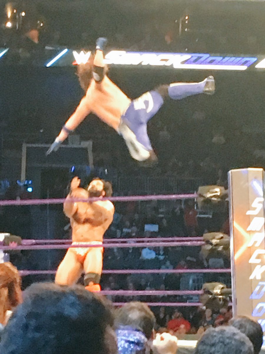 J3R3MYMILL3R's tweet image. Got to see the Phenomenal 1 @AJStylesOrg fly in Charlotte. Can&apos;t wait to see the same result Sunday! #SurvivorSeries