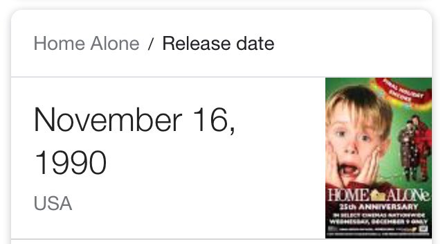 HomeAloner's tweet photo. Happy 27th Anniversary ya filthy animals! #HomeAlone https://t.co/7vvdZJE1NT