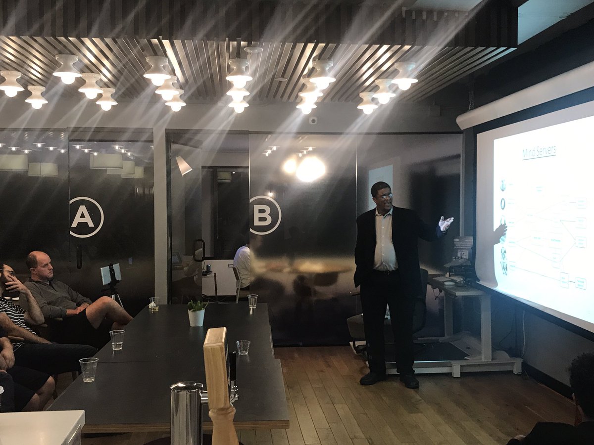 ToddTerrazas's tweet image. Packed house @WeWork Santa Monica w/ Michael Miller talking about AGI and building minds with patterns #aila #ai #ILA2017