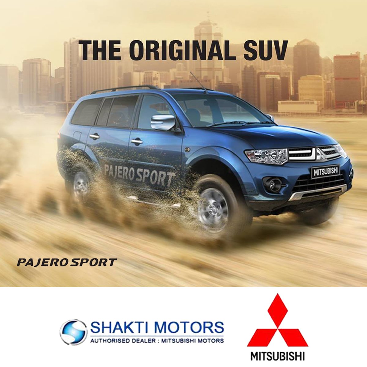 shaktimotor's tweet photo. The #OriginalSUV - #PajeroSport
 @shaktimotor: https://t.co/UaPMgurHKG 
#Showroom in #NaviMumbai 
#Mitsubishi #SmartSUV #SportsCar #FirstCar https://t.co/gblHTvBtcD