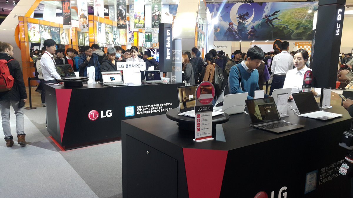 lbkclamp's tweet photo. 지스타 LG부스 https://t.co/apy1v5UMwp