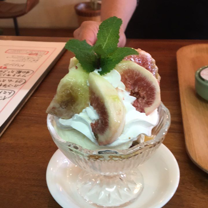 Cafe Fika イチジクのパフェ ｶﾌｪ Cafefika 岡崎市カフェ パスタ ピザ 岡崎市 コーヒー スイーツ 岡崎ランチ 岡崎市ランチ カフェフィーカ 岡崎パスタ 岡崎市パスタ 岡崎ピザ 岡崎市ピザ 岡崎市スイーツ 岡崎スイーツ Line Id Caa0054q