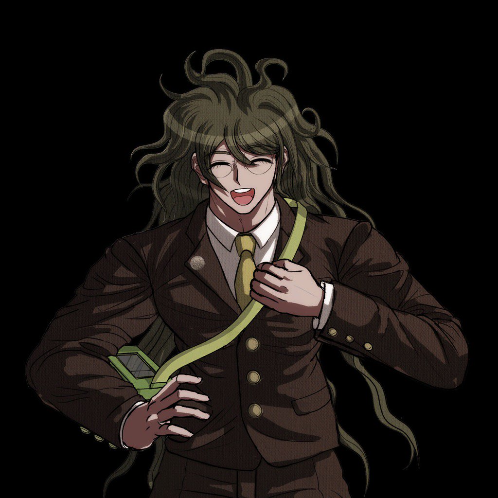 SHSLGentleman's tweet image. "Oh! Gonta understands! Amami-kun is Gonta's...fam!"