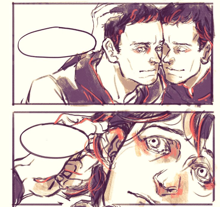 "You're a brave man Dr. Xavier."
How ever I just want to make this Dalter/Charles sene...you can put any script you like😌