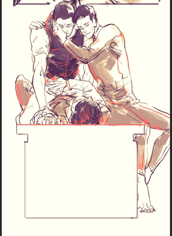 "You're a brave man Dr. Xavier."
How ever I just want to make this Dalter/Charles sene...you can put any script you like😌