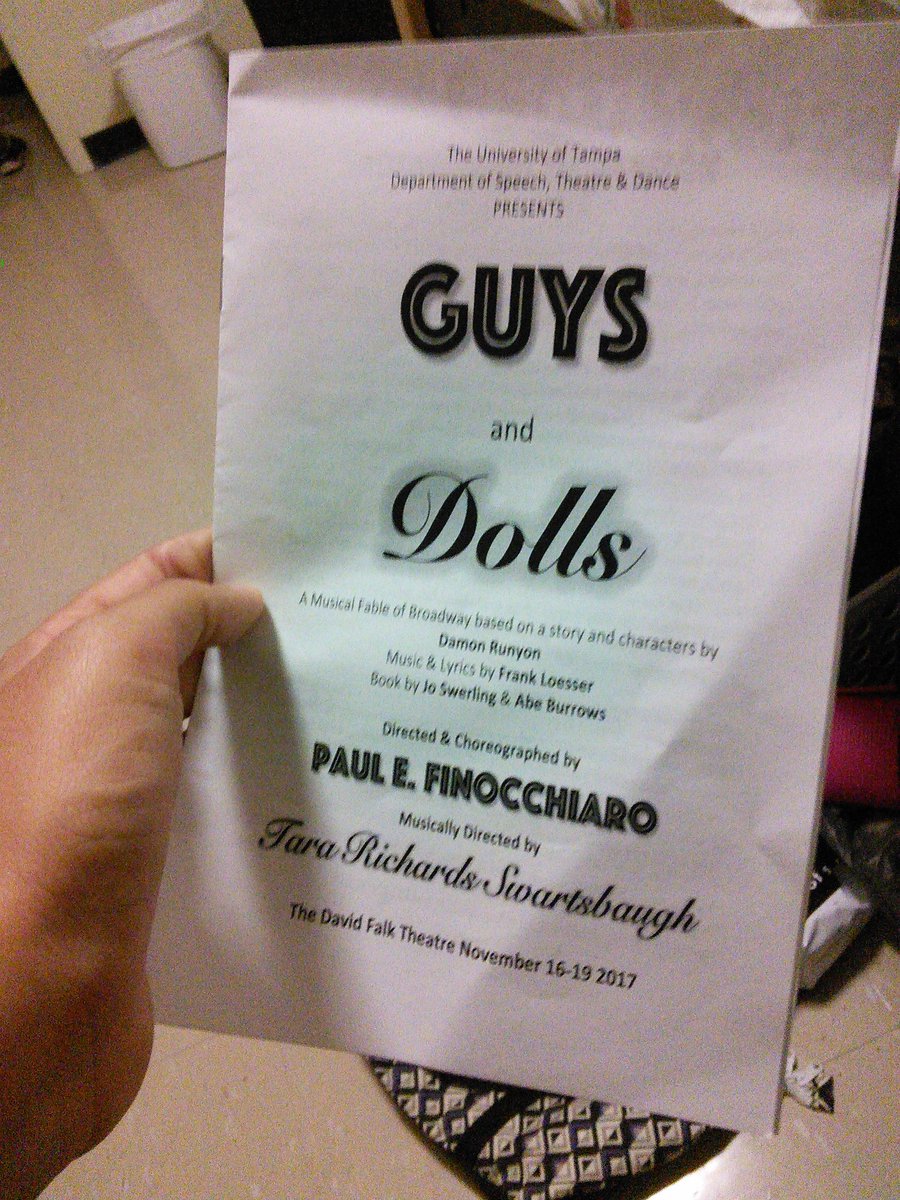 Masterpeptalker's tweet photo. Saw the opening show of Guys and Dolls at UT tonight, and it was absolutely fantastic, especially the songs and performances! One of the best performances was that of the guy I have my arms around! Dude, you and the rest of the cast crushed it! Good luck with the rest of the show https://t.co/EKeqw22a46