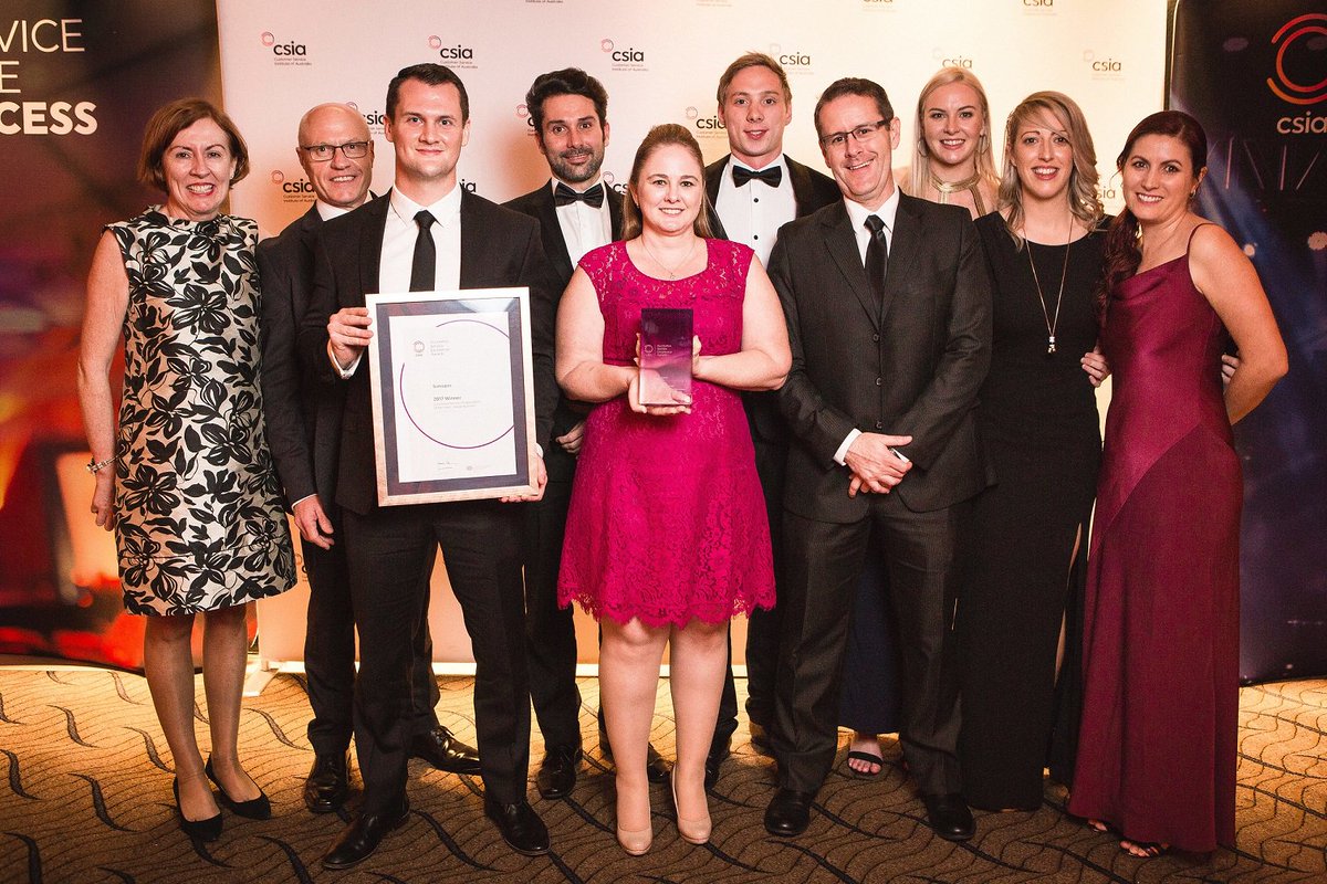 CSIA_AU's tweet photo. #FridayFinalistFlashback: The winner of the #CustomerService Organisation of the Year - Large Business at this year's #ASEAs was @Sunsuper. In a heavily regulated industry, @Sunsuper provides collateral which ensures they are genuinely loved by their customers and staff. #CSIA https://t.co/n1jbAsKk2e