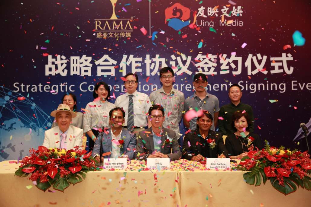 RamaReels's tweet photo. RAMA Group Chairman John Sudheer Pudhota Signs Cooperative Agreement with UING Holdings of Shanghai https://t.co/icMsBeFadY