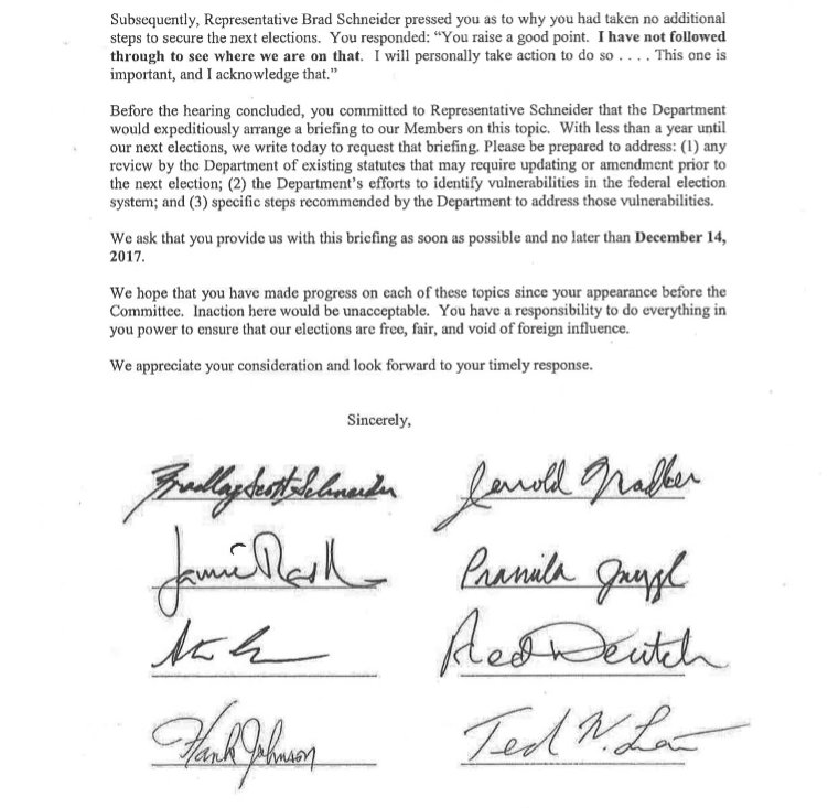 RepRaskin's tweet photo. Joined @HouseJudDems in requesting an urgent election security briefing from @TheJusticeDept. Read our letter to AG Sessions: https://t.co/Dsm1gSYyZw