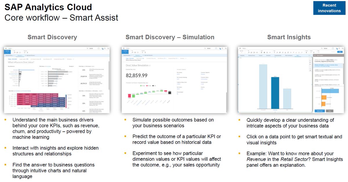 tpowlas's tweet photo. Smart assist feature in SAP Analytics Cloud #Reporting2017 https://t.co/O3Ze82iD1n