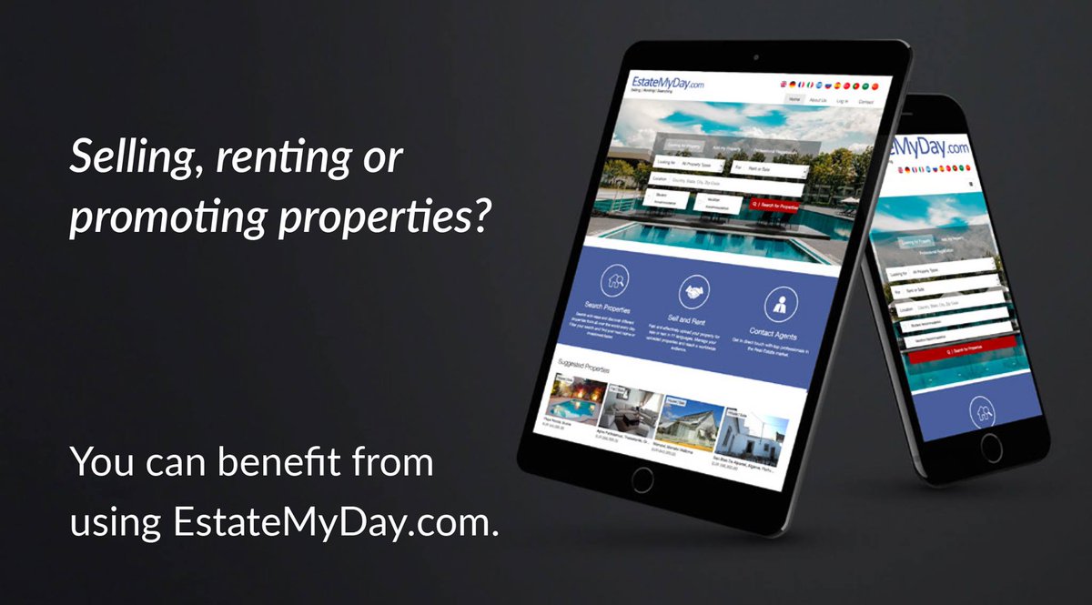 Promote Properties and get more from your subscription, by joining our partners program.
Pick a plan that fits your needs!
estatemyday.com/accounts

#realestatemarketing #realestate #EstateMyDay #sellingvillas #listing #realestateads #propertylisting #realestatenews