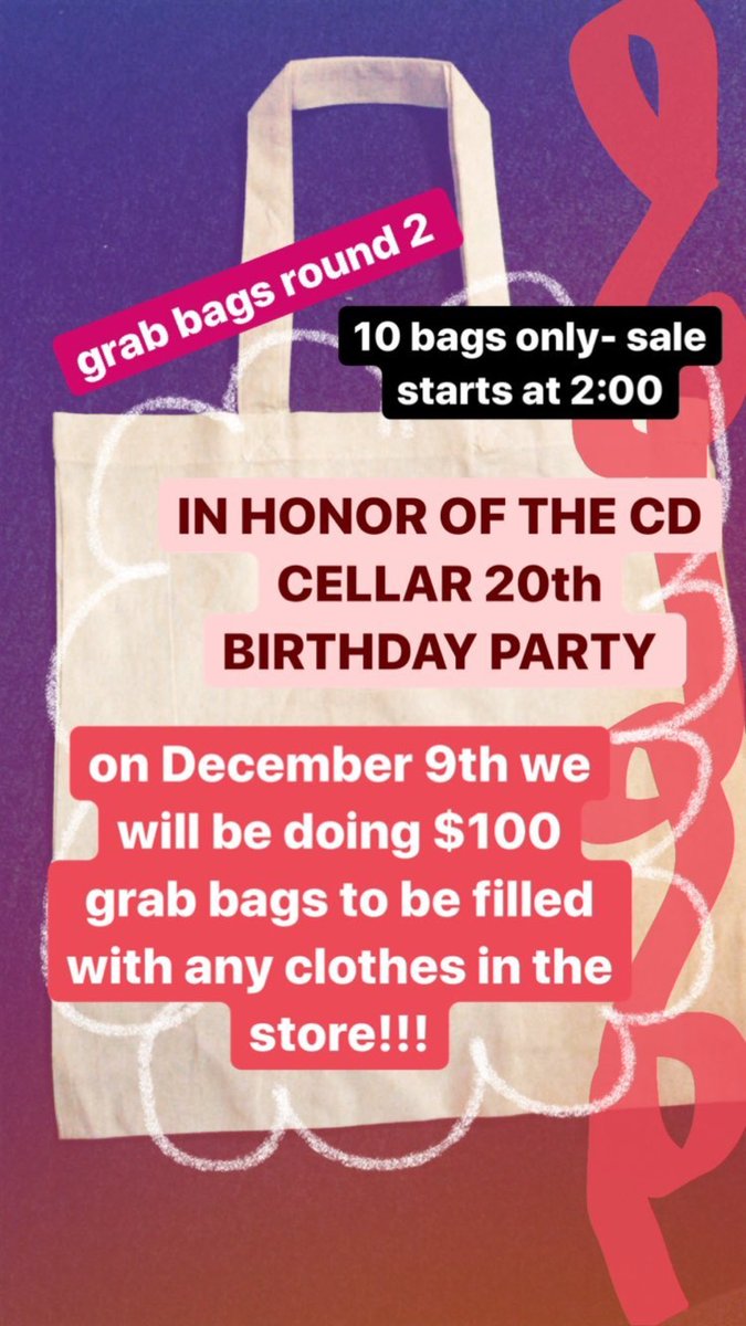 cd_cellar's tweet photo. Be here on December 9th!!! 🎀‼️🌼 https://t.co/yhfOl4RbtJ