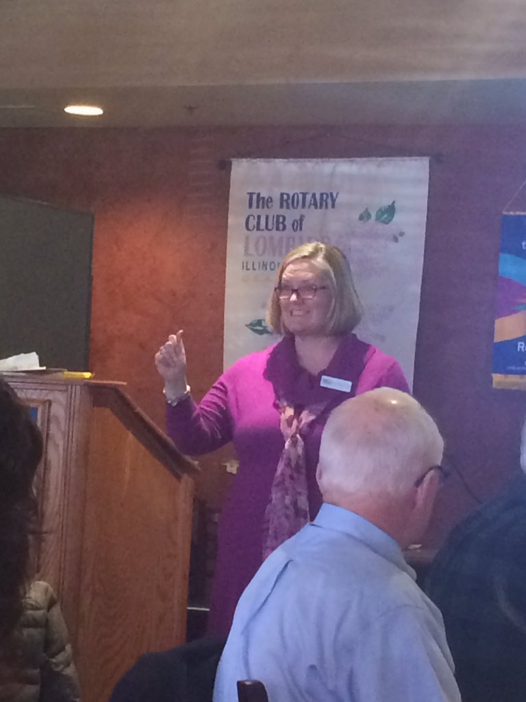 Childs_Voice's tweet photo. Ms. Kate was really excited to share the events Child's Voice has this holiday season at the Rotary Club of Lombard luncheon today.  Thanks for having us. #OnlyatNM #LoveToGive #CantignyCommunityTrees https://t.co/ihytapVE5F