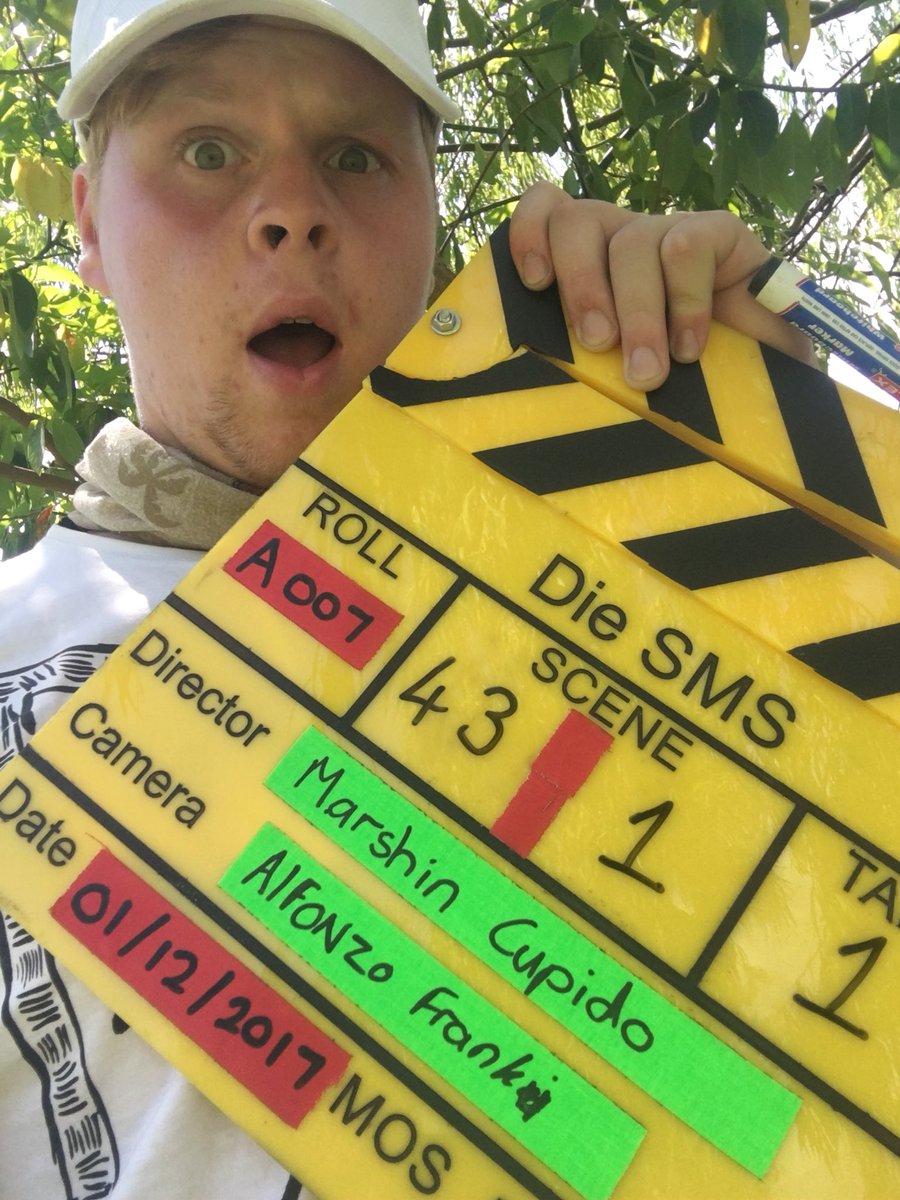 marko_TFCSA's tweet photo. Brand new Film in the making! Are you ready for “Die SMS” what do you think it’s about??🤣 https://t.co/Sggi41K8Ml