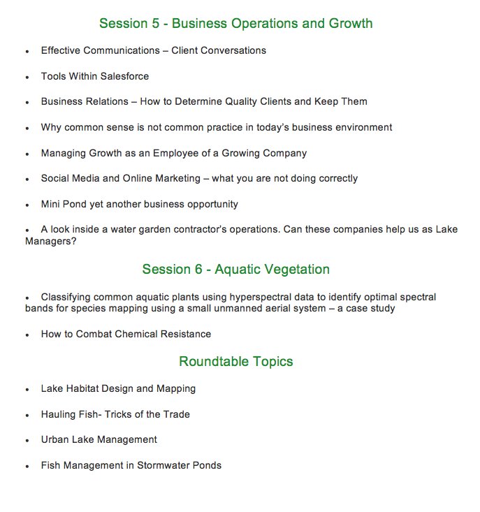 SLMPLakeMgmt's tweet photo. SLMP 2018 Summit Program &amp; Registration Information https://t.co/Uqo4IaDVG5