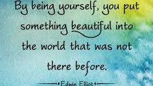 yourjourneyfuel's tweet photo. "By being yourself, you put something beautiful into the world that was not there before." -Edwin Elliot #justbeyou #liveoutloud https://t.co/QonHR7YLqN