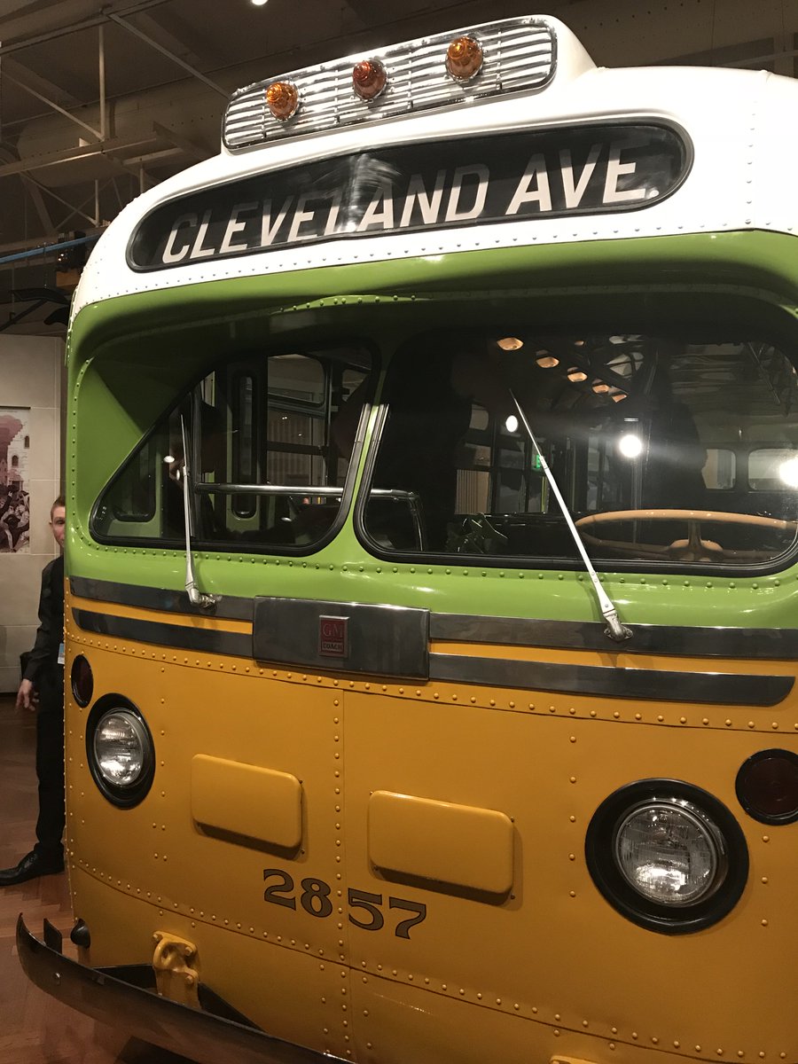 IndSector's tweet photo. It's been a minute since we were in #Detroit for #CommonFuture17, but today we're reminded of this piece of history that lives at @thehenryford. #RosaParks's legacy is a powerful reminder of how action can spark change. #RosaParksDay https://t.co/bmEvbiyilG
