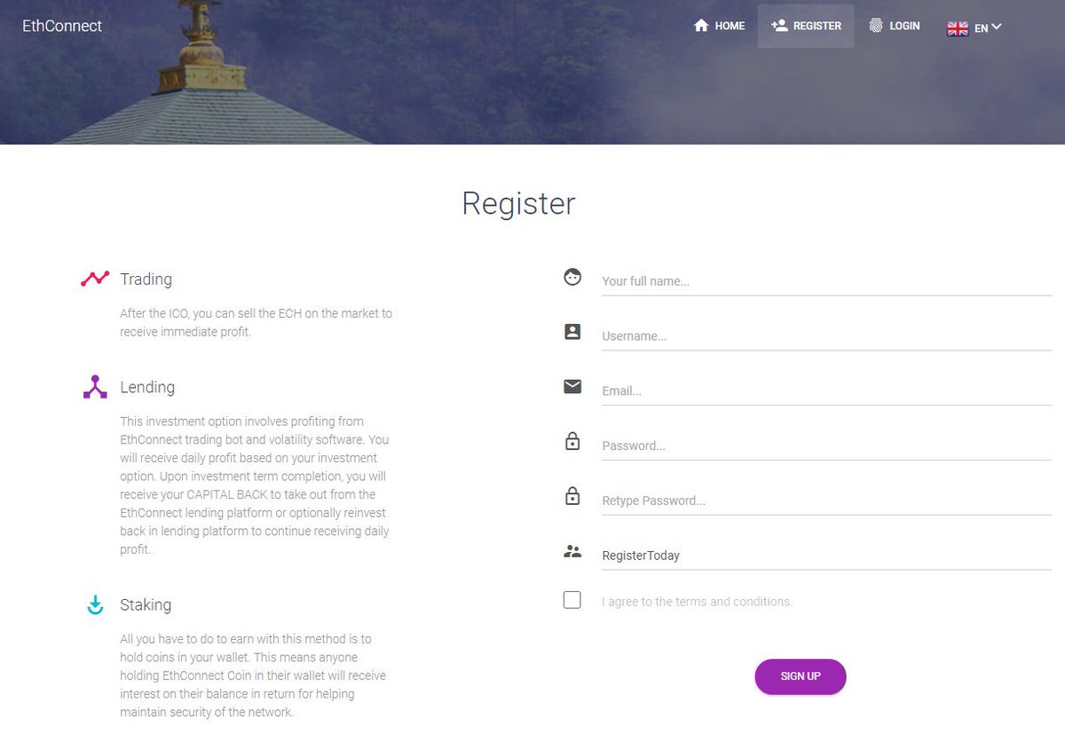 EthConnectECH's tweet image. EthConnect registration is now open
  ethconnect.net/ref/joinNowHere