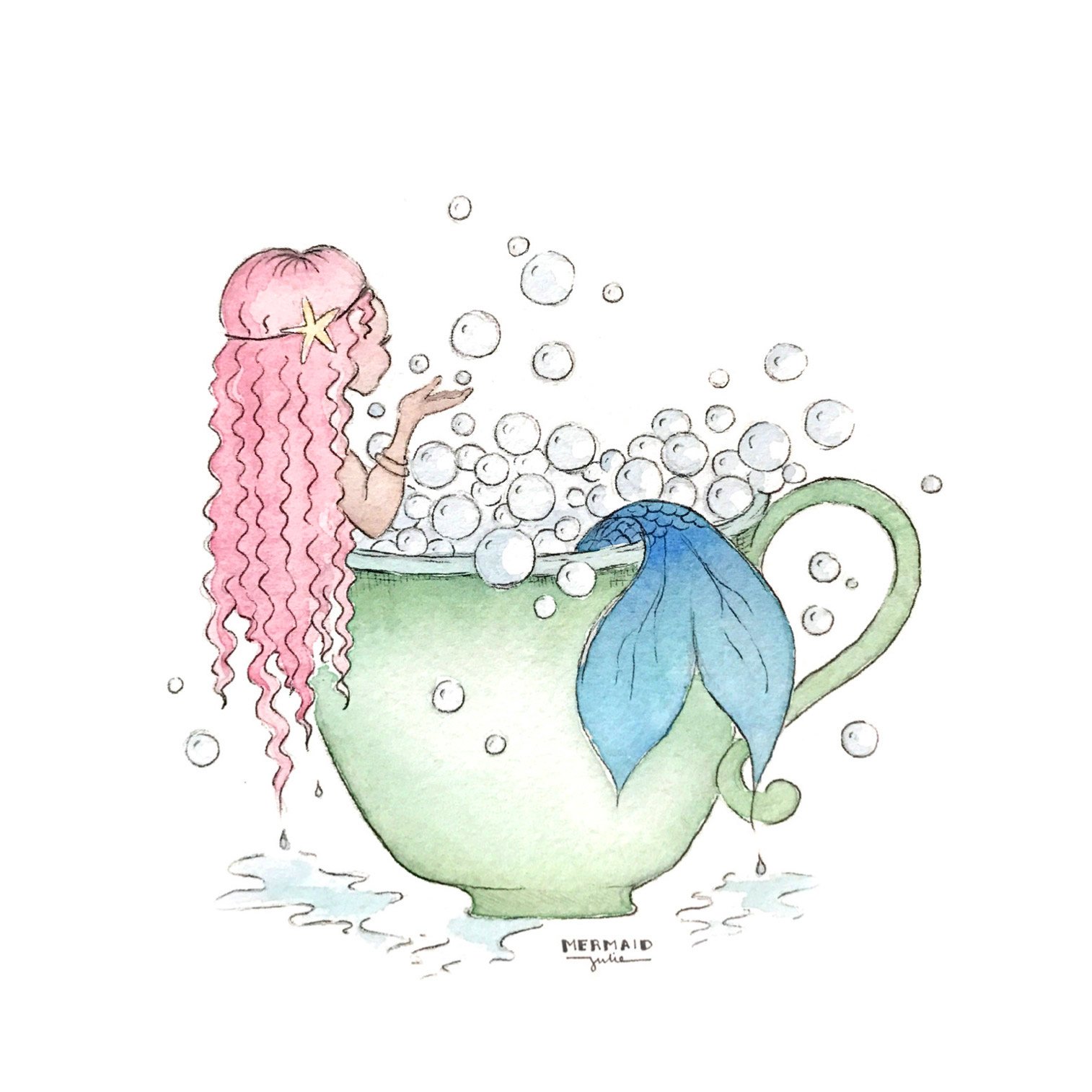 Bubble Bath Drawing