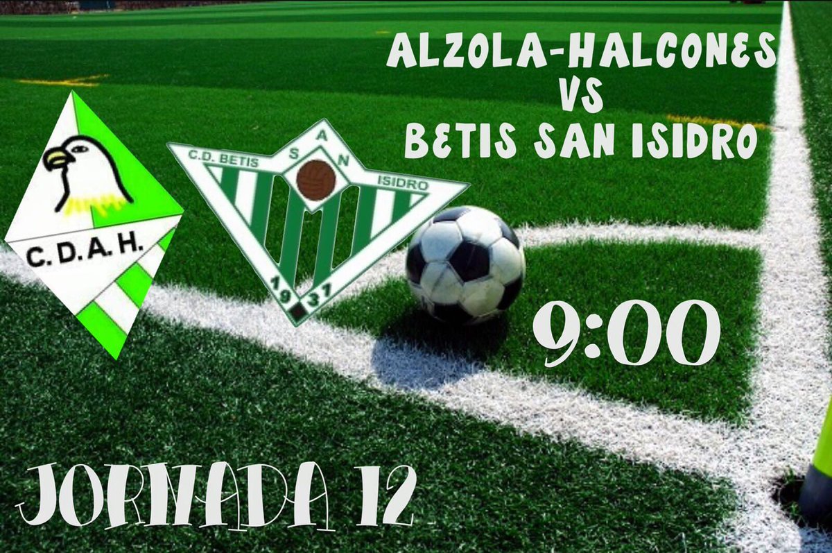 🏆 Jornada 12
🏟 Cotorruelo
⌚️ 9:00
📆 Domingo 3
🆚 <a href="/Betis_SanIsidro/">CD Betis San Isidro</a> “B”