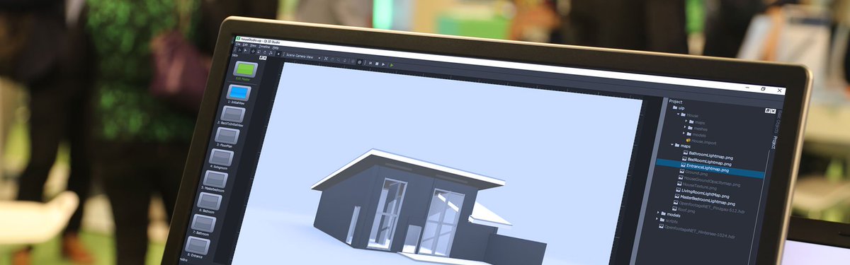 zaki_chahboun's tweet image. #Qt3DStudio ♥ Fast and Easy!

you can rapidly build and prototype your world class 2D and 3D user interfaces. Use the built-in material and effects library or import your own design assets from popular 3D design tools (e.g. Maya, MODO, Blender)
hubs.ly/H09kjCw0

#Qt5 #3D