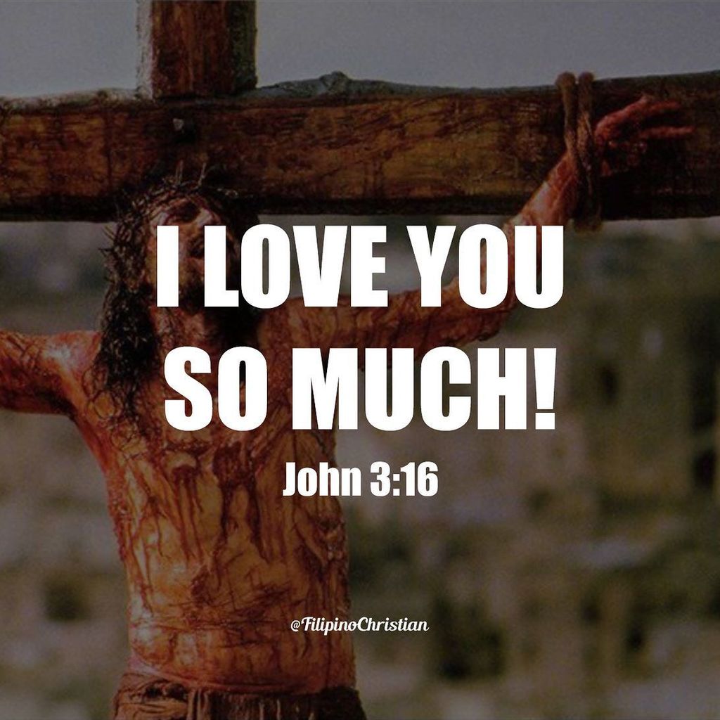 Filipino4Christ's tweet photo. Pinapasabi po pala ni LORD sa ating lahat. "For God so loved the world, that he gave his only begotten Son, that whosoever believeth in him should not perish, but have everlasting life." - John 3:16 KJV
#JesusChrist #Savior #GodsLove #BibleVerse #Filipin… https://t.co/aySOXYxwc6 https://t.co/XXLGZrQpqY