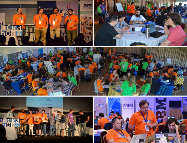 GXConsulting's tweet photo. En la #HackathonBPS ambos equipos de #GeneXusConsulting fueron finalistas y uno obtuvo el 2do. puesto! Compartimos las propuestas:
Equipo #BlackHat: https://t.co/uLiiQGdauk
Equipo #ElCuartetoDelSource: https://t.co/tnhMyRMkGQ
Fotos y videos aquí: https://t.co/PcEx29PNQM @CutiUy https://t.co/mANtk3fkHi