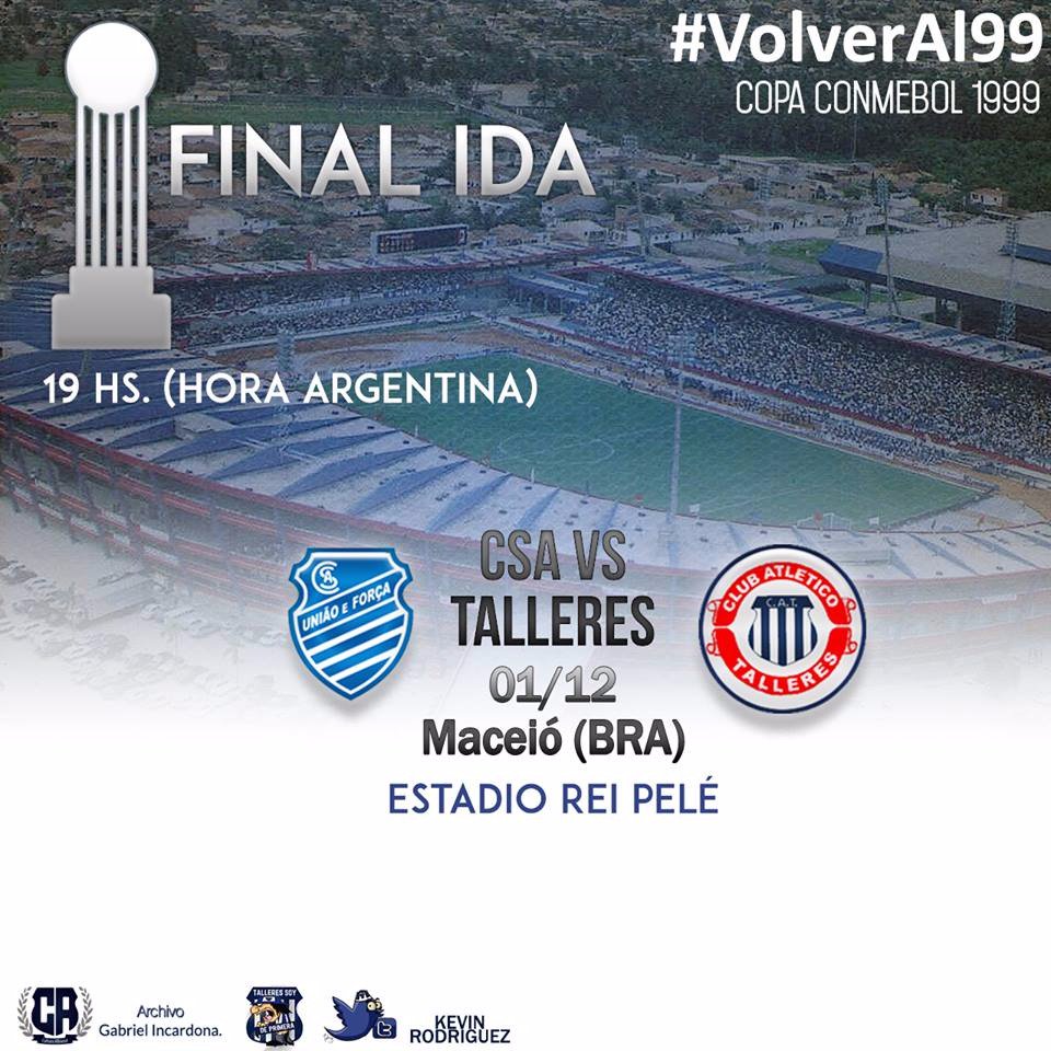 CulturAlbiazul's tweet photo. #VolverAl99 ¿Y vos cómo esperabas la final de ida de la #CopaConmebol ante @_CSAoficial ? 🏆⚽🇧🇷 Maceió https://t.co/8MfJdfu7Ok