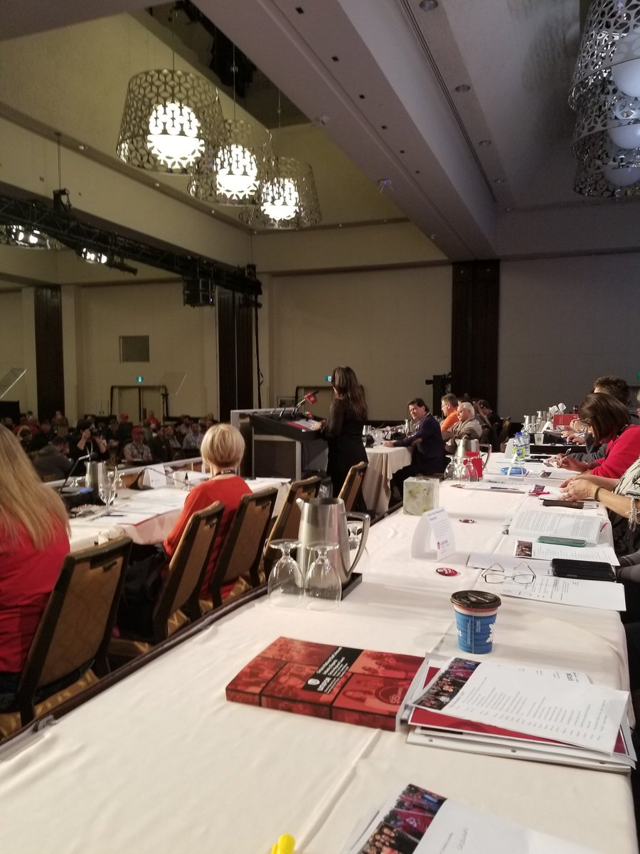 VP_Prevost's tweet photo. @NaureenRizvi1 @UniforTheUnion Ont reg director opening #ORC2017 https://t.co/KRcPURmV30