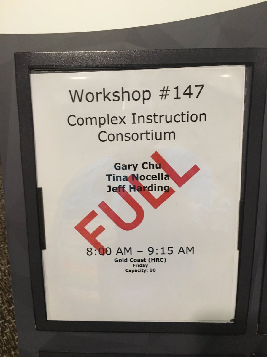 SendhilForCPS's tweet image. Did you miss Workshop 147 on Complex Instruction this morning because it filled up? Good news: @mrstnocella @mrgarychu @zachherrmann @complexinstruct will repeat at 1:30–2:45 pm today in Columbus AB!