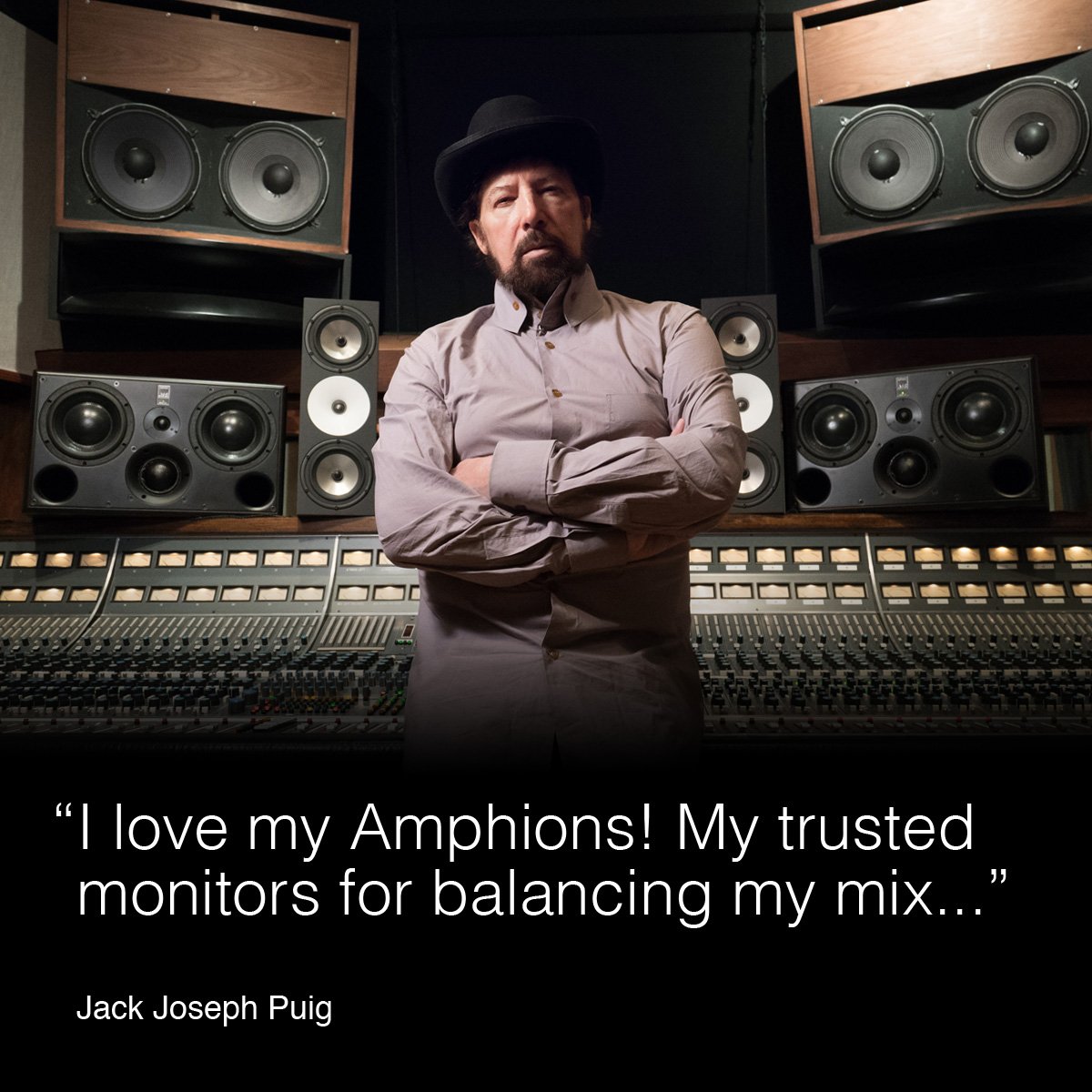 amphion_fi's tweet photo. “I love my Amphions! My trusted monitors for balancing my mix…”
@Puigchild #JackJosephPuig #Producer #proaudio #recording #recordingstudio #recordingengineer #mixengineer #musicproducer #gear #studiogear https://t.co/7uDi7z7IkE
