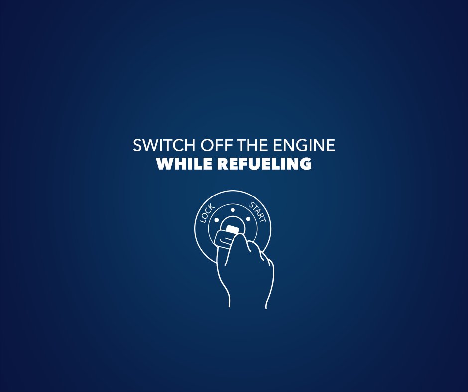 DatsunIndia's tweet photo. Ensure safety for yourself and your family. Switch off your car while refueling and do your bit. #DatsunTips https://t.co/ZCv2QNVmcH