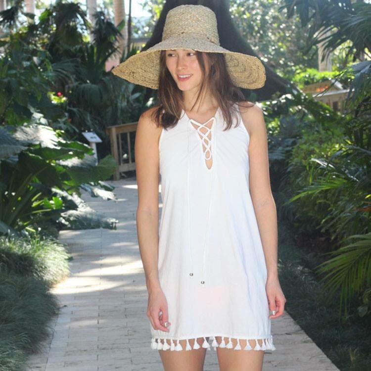 Koru_eco_brand's tweet photo. Koru beach dress made of 100% organic cotton and Papa Nui available online at https://t.co/X8C4FxgZ6G in January ‘18. #organiccotton #sustainablefashion #ecofashion #beachwear #luxuryfashion #largebrimhat #beachhat #naturathat #strawhat #resortwear #bocaraton @bocaresort https://t.co/pmuhz1CI3D