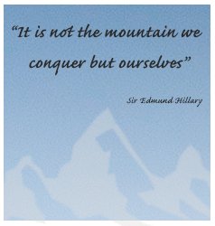 7summitsteve's tweet photo. Sir Edmund Hillary and Tenzing Norgay were the first to climb Everest, and I think this quote from Sir Edmund perfectly describes why people push themselves to climb higher and higher. https://t.co/O2oap7nlqd