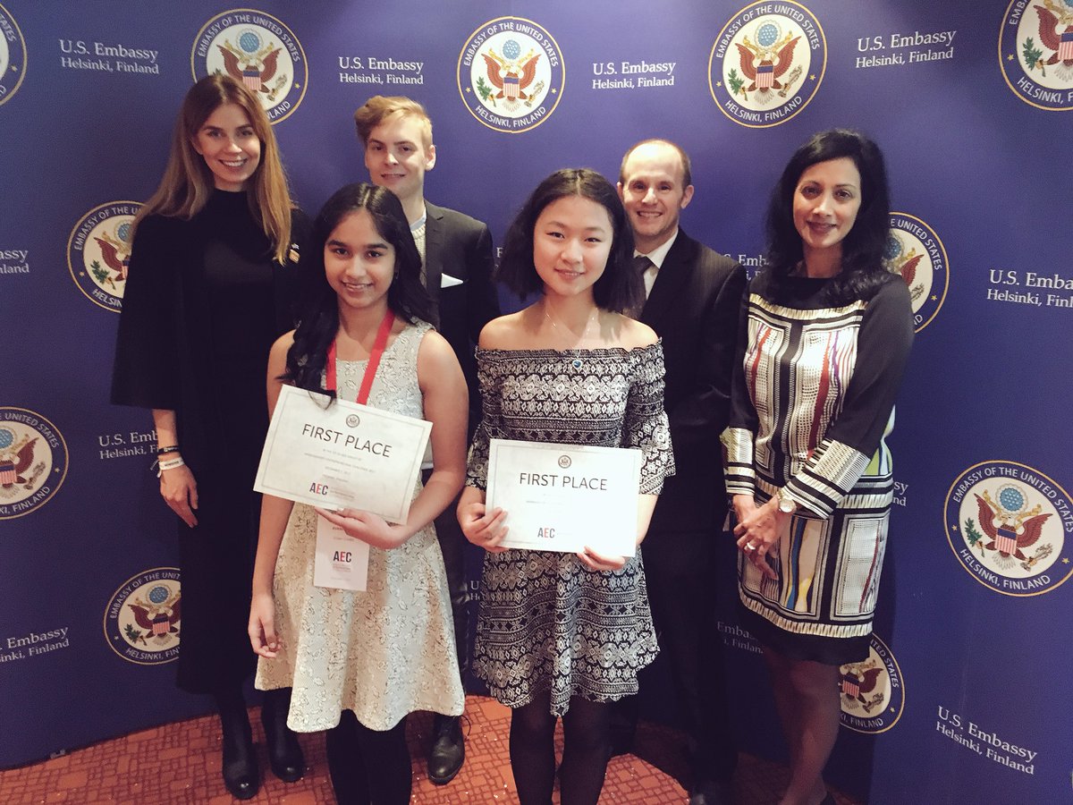 SoniaKatariina's tweet photo. I met today some the future makers in #Finland while judging the finals of the US Embassy Finland #startup competition for youth. Congrats Green Credit and thank you @usembfinland #AECFinland #reversementoring https://t.co/KXBjrF2qg0