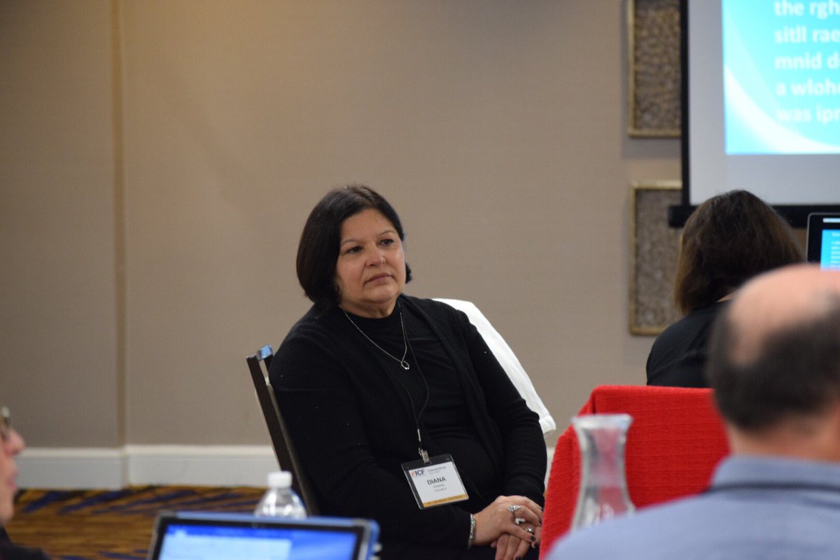 ICFCT's tweet photo. Diana Ackerley ICF-CT chapter president, a psychologist and studying conversational Intelligence witj Judith Glaser. https://t.co/qjUIug9dm5