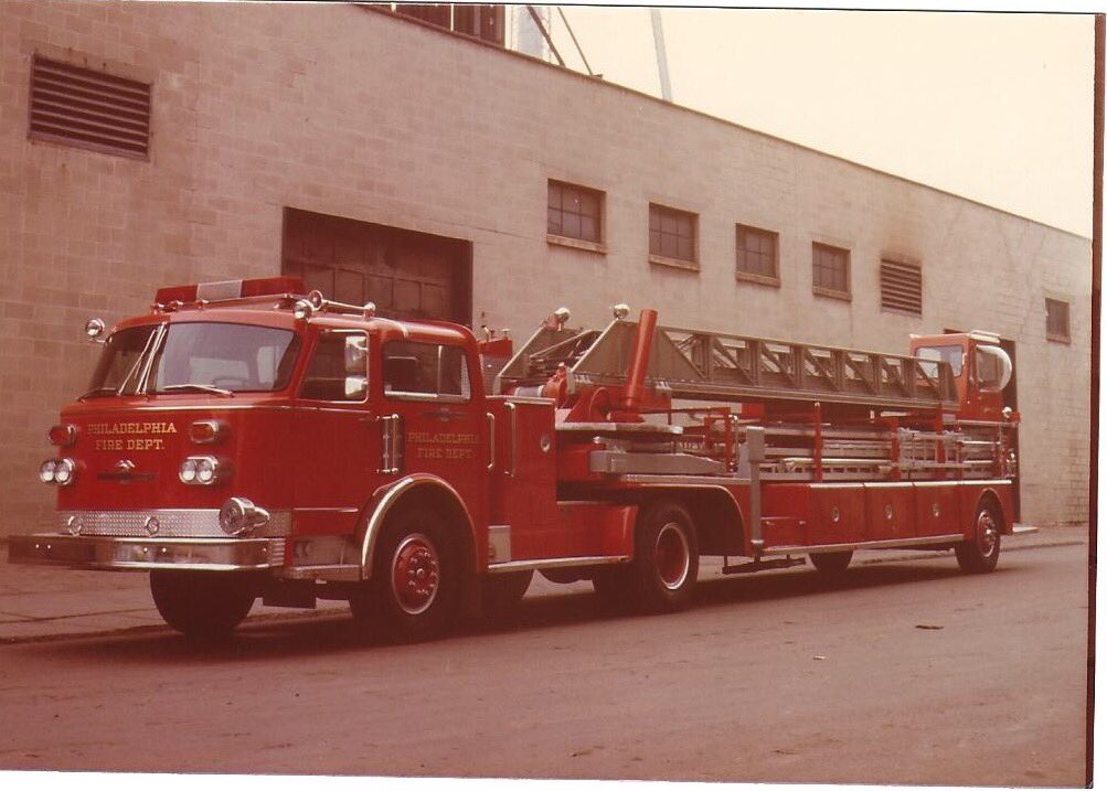 PFD Old School Ladder-9 Brand New American LaFrance Tiller.