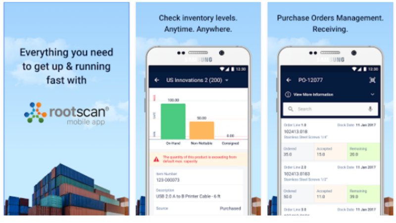 RootstockMFG's tweet photo. Rootstock has launched a new version of its mobile application, RootScan. Version 2.0 is now available on Android as well as iOS, which it was launched on back in June. https://t.co/18mupCz9yT #rootscan #iosapp #androidapp #iphoneapp #clouderp #erp #salesforce #rootstock https://t.co/LKXSEouuvy